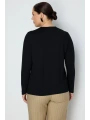On Fashion Düğmeli Taşlı Uzun Bluz 71470