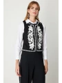 On Fashion İşlemeli Yelek 60919