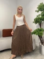 On Fashion Puantiyeli Midi Boy Etek 74241