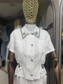 On Fashion Yaka İşleme Detalı Gömlek 70565