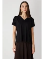 On Fashion Yakası Zincirli V Yaka Bluz 71352