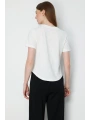 On Fashion Yazılı Dikişli Sıfır Yaka Bluz 76412