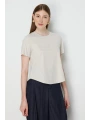 On Fashion Yazılı Dikişli Sıfır Yaka Bluz 76412
