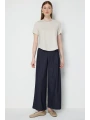 On Fashion Yazılı Dikişli Sıfır Yaka Bluz 76412
