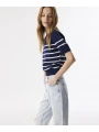 Twist Çizgili Triko TS1250050091