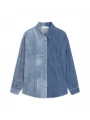 Twist Denim Baskılı Kumaş Mix Gömlek TW6250025087