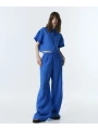 Twist Dokulu Wide Leg Pantolon TS1260003262