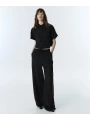 Twist Dokulu Wide Leg Pantolon TS1260003262