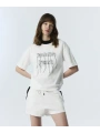 Twist Kontrast Nakışlı Püsküllü T-Shirt TS1260070136