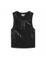 Twist Payetli Dar Kesim Bluz TS1260006068