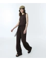 Twist Püsküllü Kemerli Wide Leg Pantolon TS1260003261