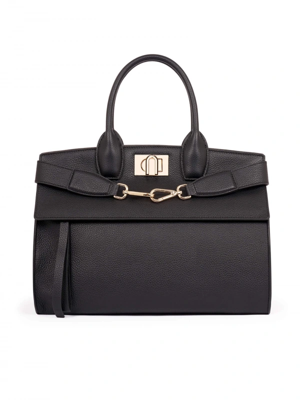 Faik Sönmez Kadın Siyah Hakiki Deri Çanta US25CNT005