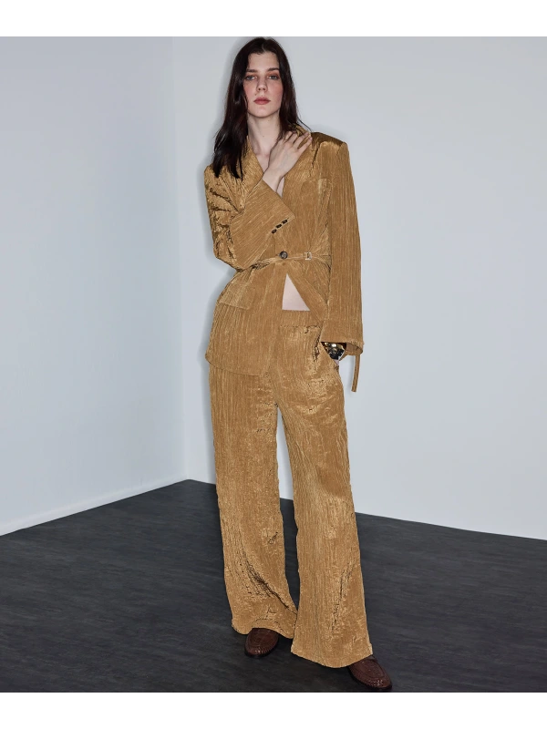 İpekyol Kırışık Efektli Pantolon IS1260003148