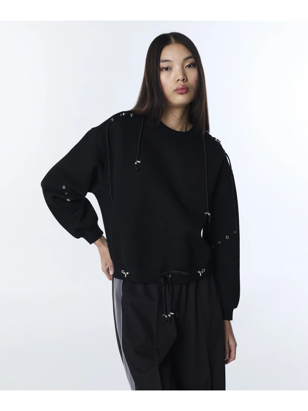 Twist Metal Aksesuarlı Sweatshirt TS1260091022