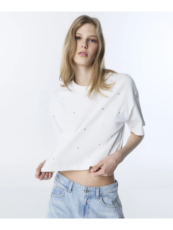 Twist Karma Aksesuarlı T-Shirt TS1260070091