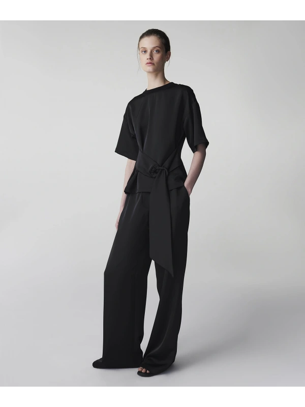 İpekyol Wide Leg Fit Saten Pantolon IS1260003147