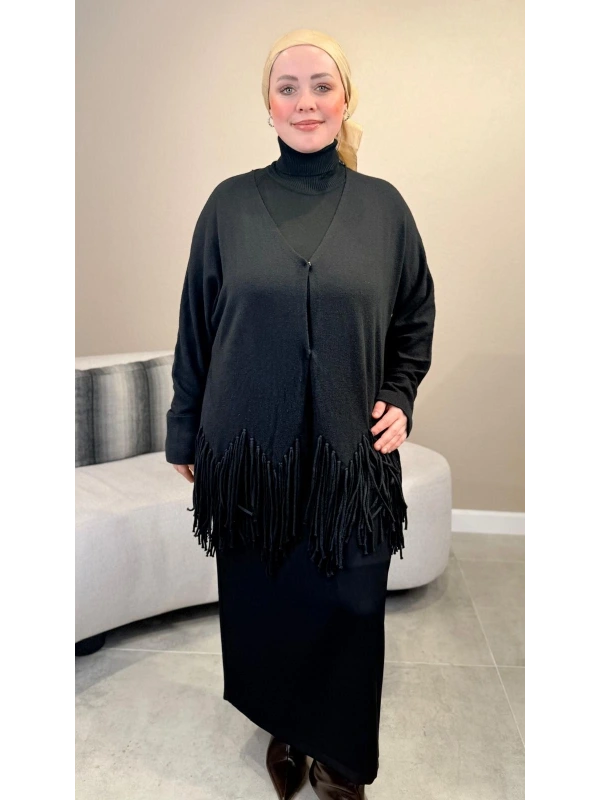 Ghisa Püskül Detaylı Hırka 26KGSHRK3308