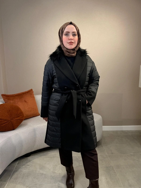 Matex Yakası Peluş Kaban 8180