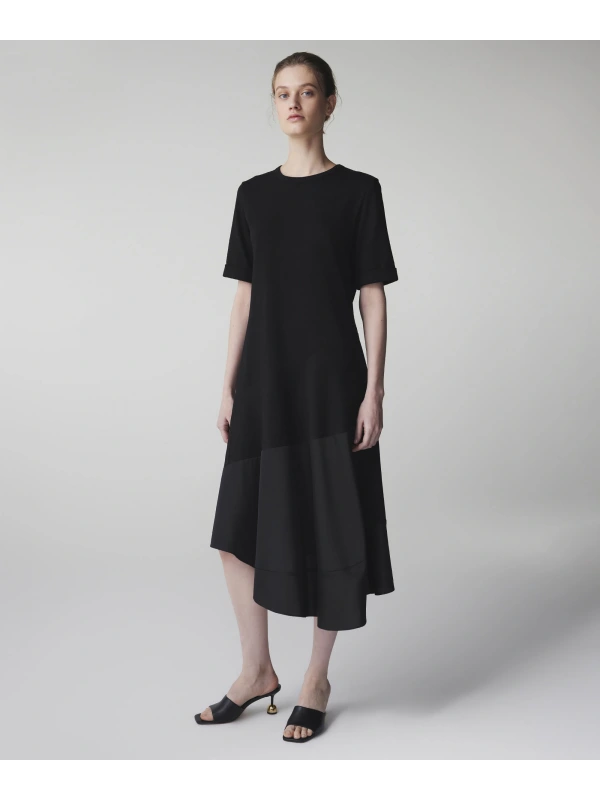 İpekyol Kumaş Mix Asimetrik Elbise IS1260002233