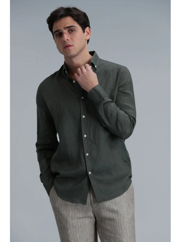 Lufian Pitaya Keten Gömlek 111010654