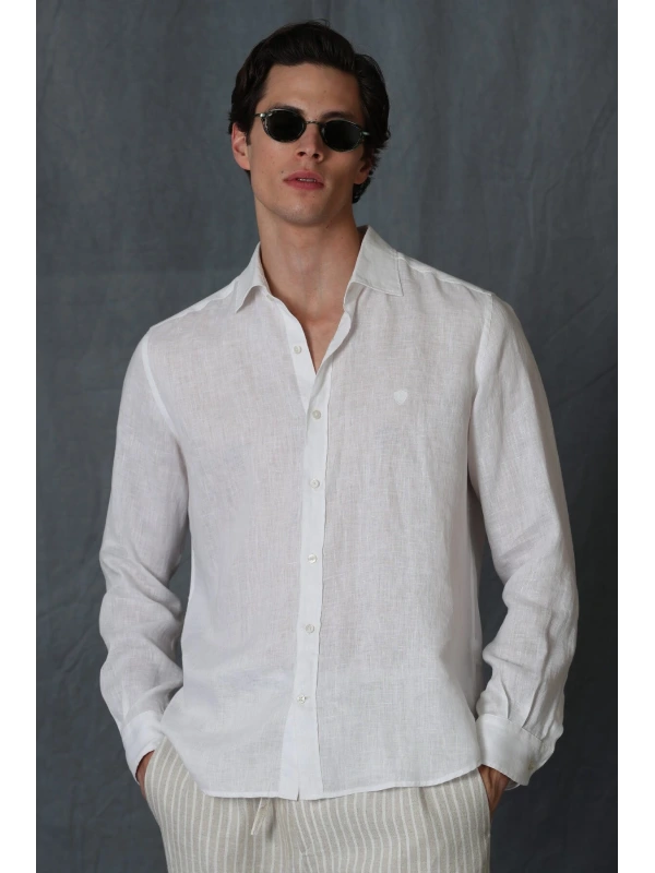 Lufian Pitaya Keten Gömlek 111010654