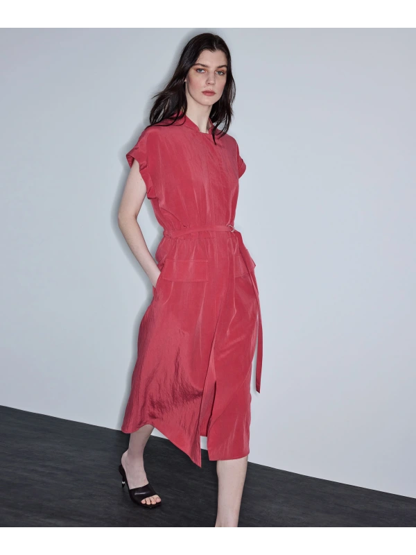 İpekyol İnce Kuşaklı Gömlek Elbise IS1260002235