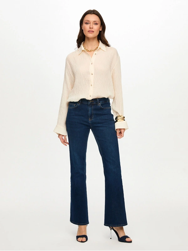 Faik Sönmez Flare Paça Jean Pantolon US26JPN002