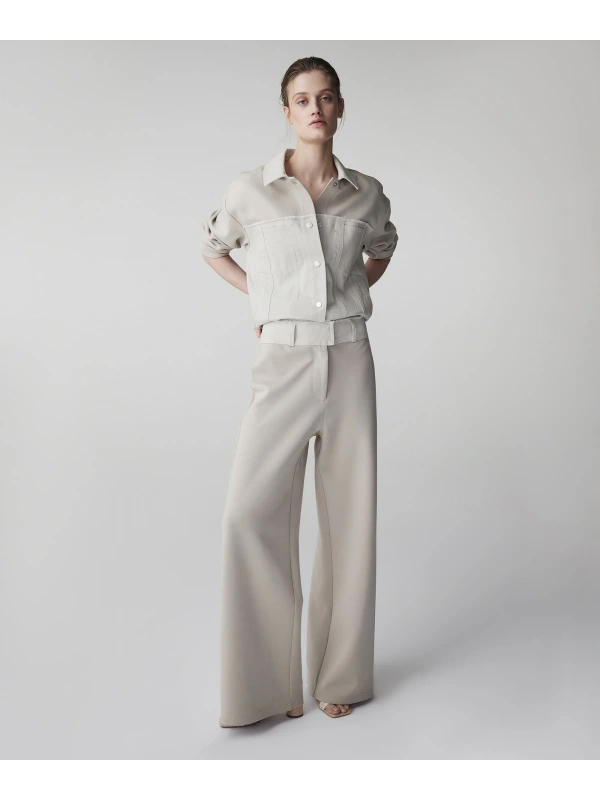 İpekyol Kontrast Bel Raw Edge Pantolon IS1260003102