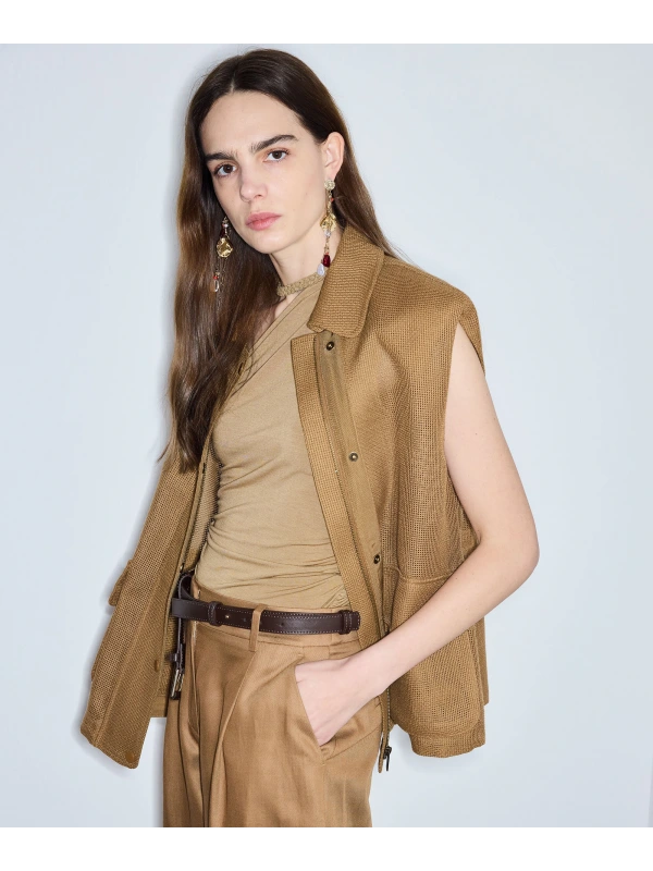 İpekyol File Görünümlü Vatkalı Yelek IS1260007034