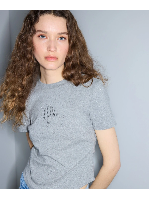 İpekyol Holfix Baskılı Büzgülü T-Shirt IS1260070233