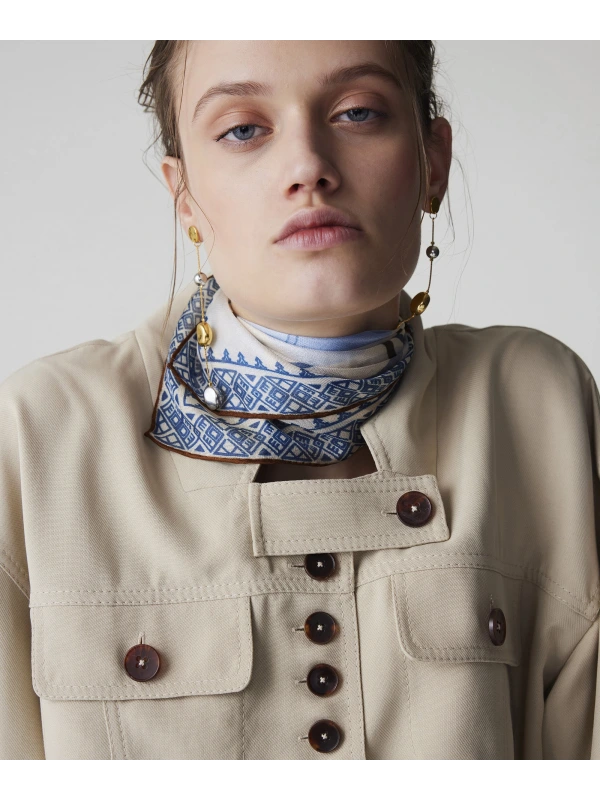 İpekyol Kontrast Düğmeli Ceket IS1260005070