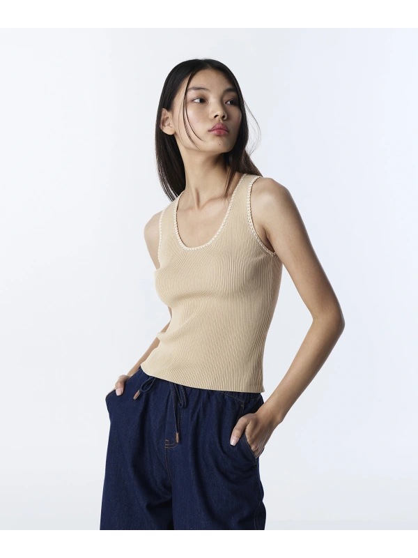 Twist Kontrast Dikişli Triko TS1260050070