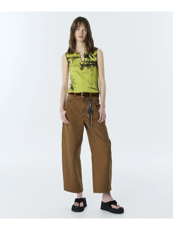 Twist Charmlı Barrel Fit Jean Pantolon TS1260018053