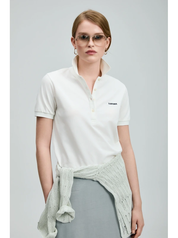 Lufian Anka Kadın Polo T-Shirt 121040002