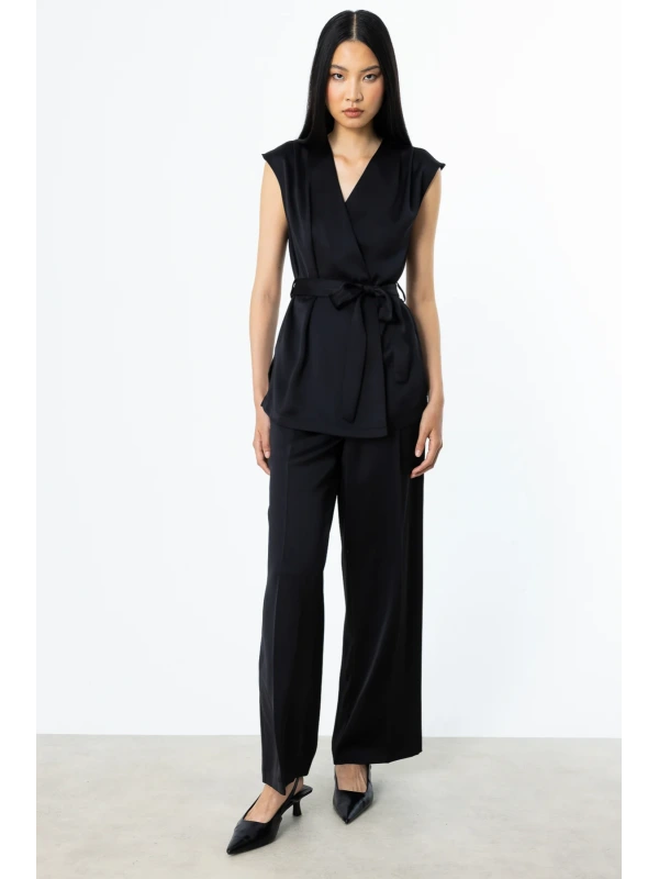 Ekol Beli Lastikli Kumaş Pantolon 04160