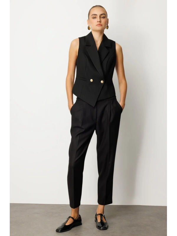 Ekol Desenli Kumaş Pantolon 05055