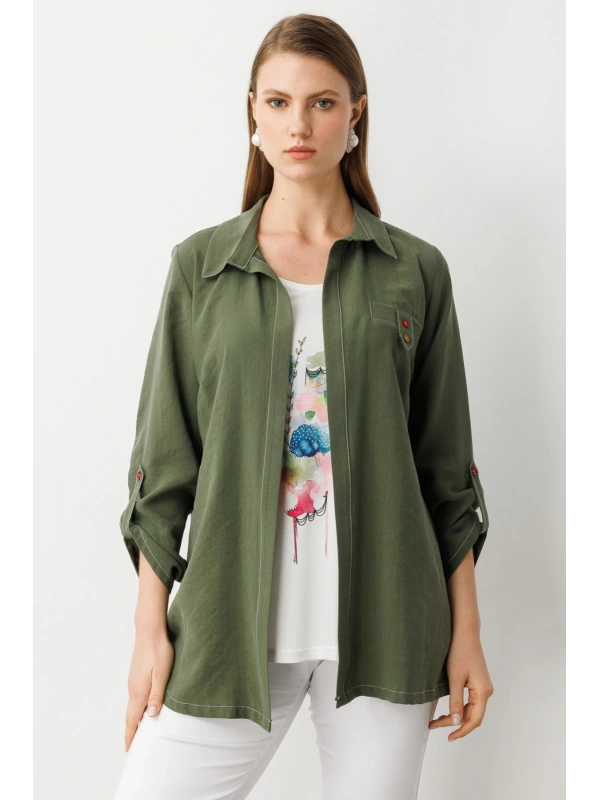 Ekol İçlikli Keten Kap 07578