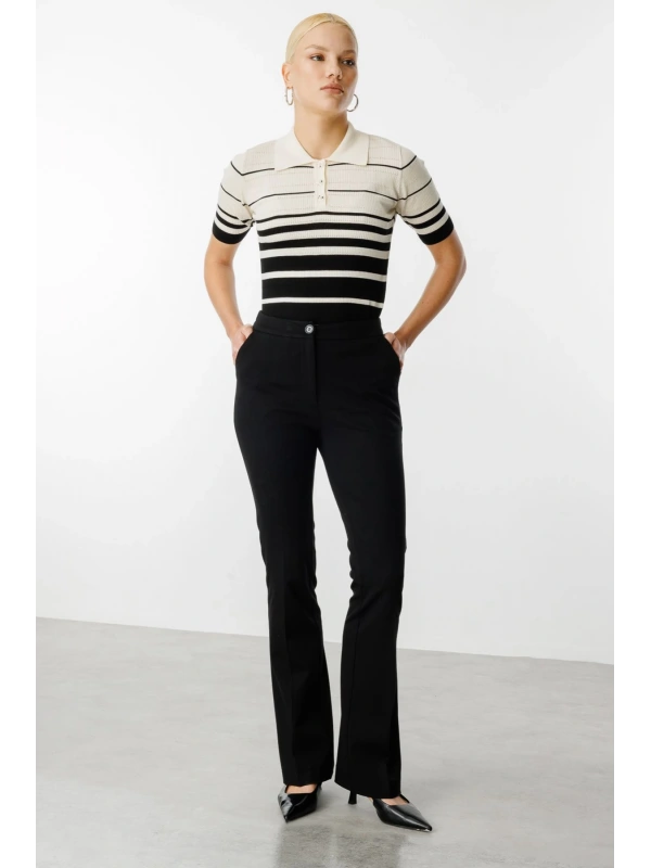 Ekol İspanyol Paça Kumaş Pantolon 02074