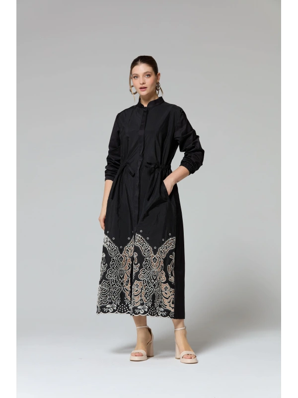 Fuat Gürşen Düğmeli Bağlama Detaylı Kap 3605