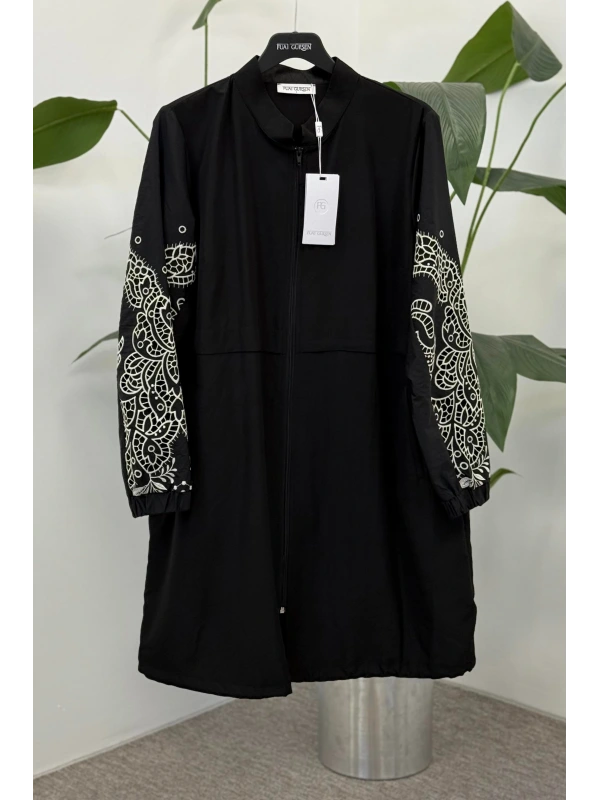 Fuat Gürşen Kol İşlemeli Fermuarlı Kap 3630