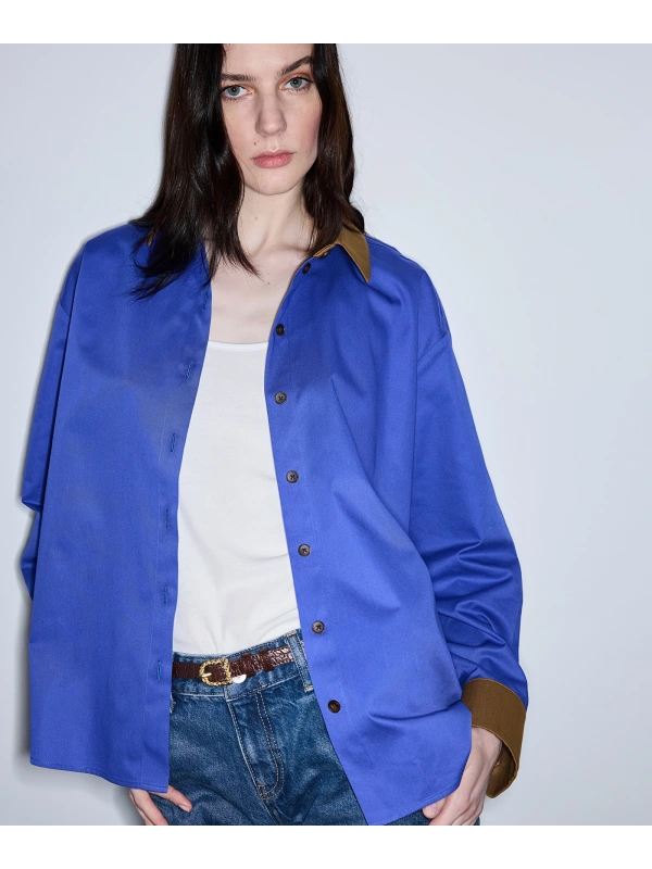 İpekyol Clorblock Poplin Gömlek IS1260025122