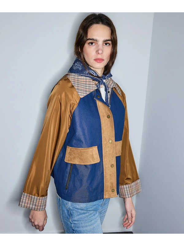 İpekyol Ekose Desen Mix Mont IS1260012033