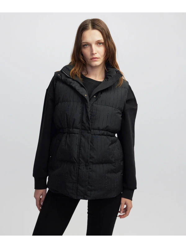 İpekyol Hotfix Baskılı Kadın Şişme Şişme Yelek IW6250012020