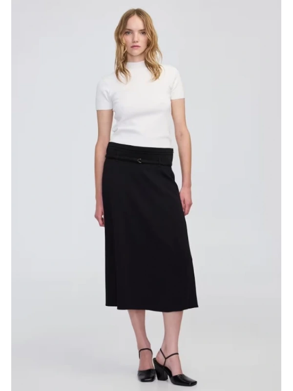 İpekyol İnce Kloş Etek IW6250004143