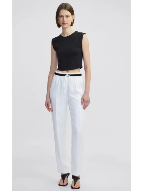 İpekyol Kontrast Bel Pantolon IS1250003252