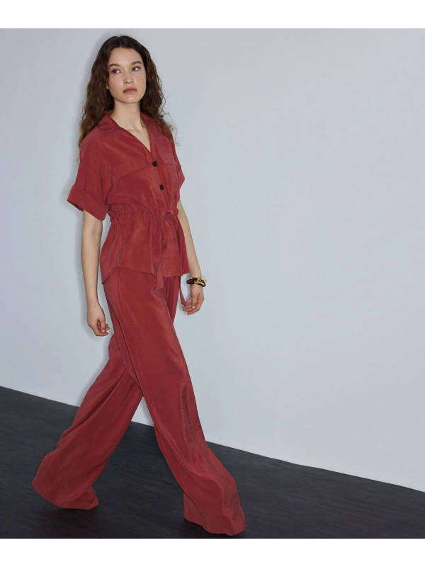 İpekyol Modal İçerikli Wide Leg Pantolon IS1260003247
