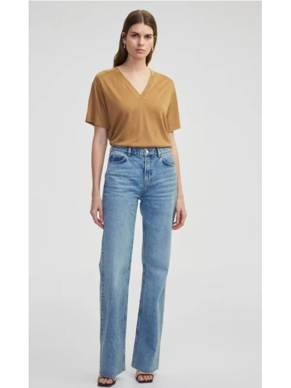 İpekyol V Yaka Basic T-Shirt IS1250070169