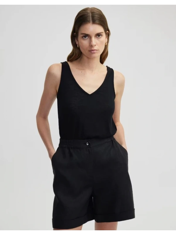 İpekyol V Yaka Basic T-shirt IS1250070183