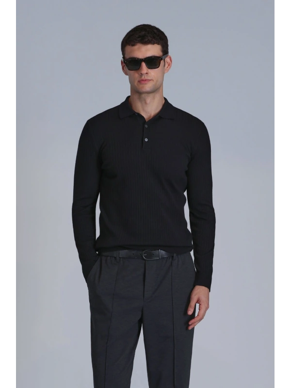 Lufian Aden Erkek Siyah Kazak 112090127