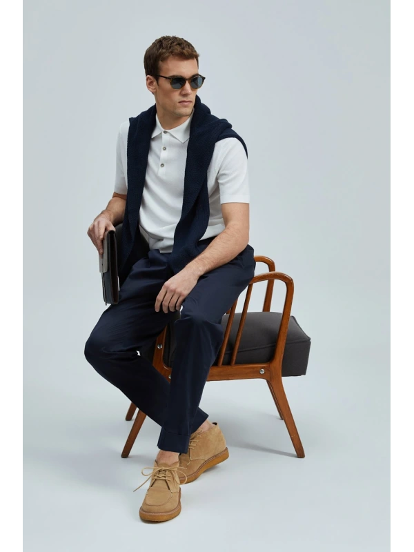 Lufian Albert Smart Chino Erkek Lacivert Pantolon 111190345